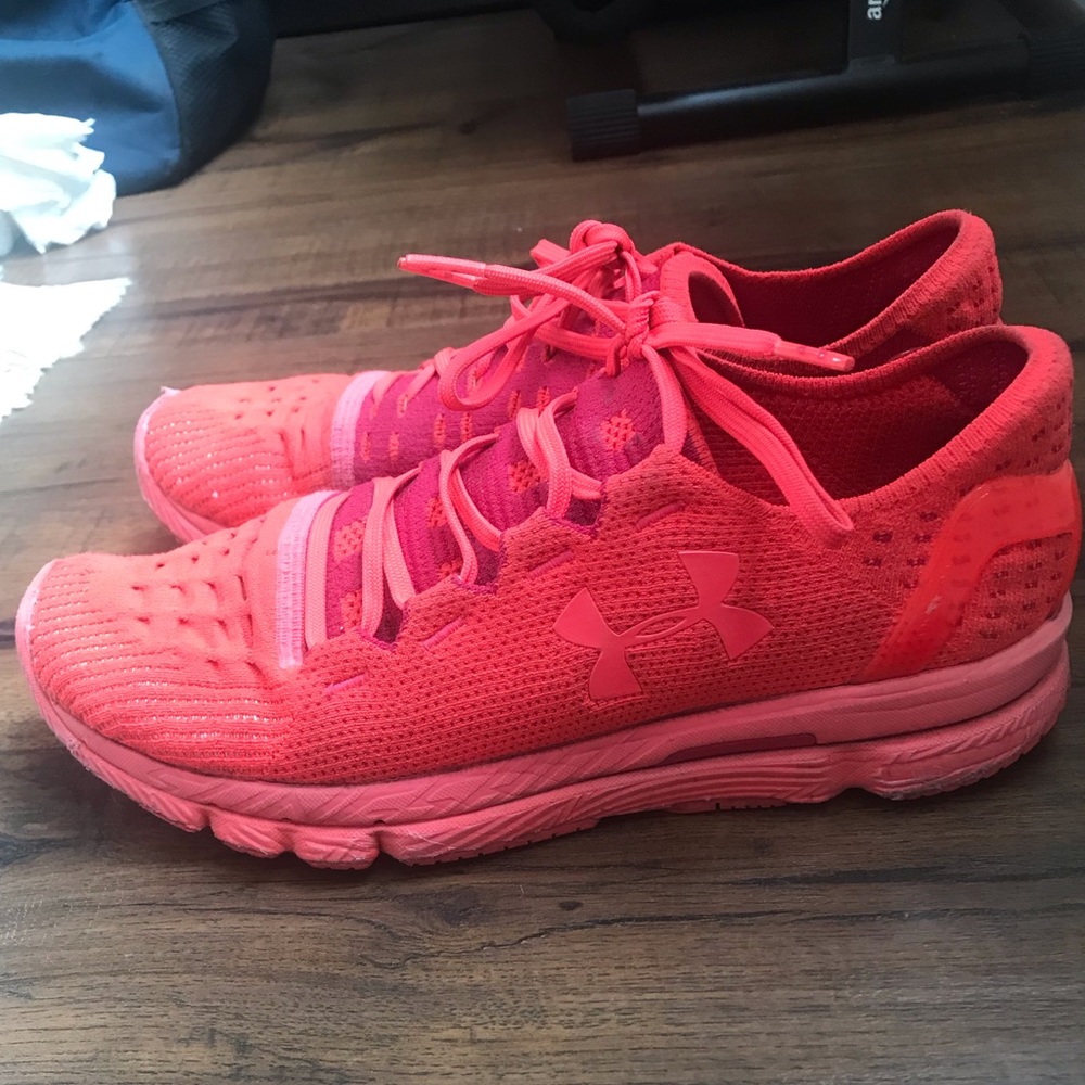 Under armour pink sneakers